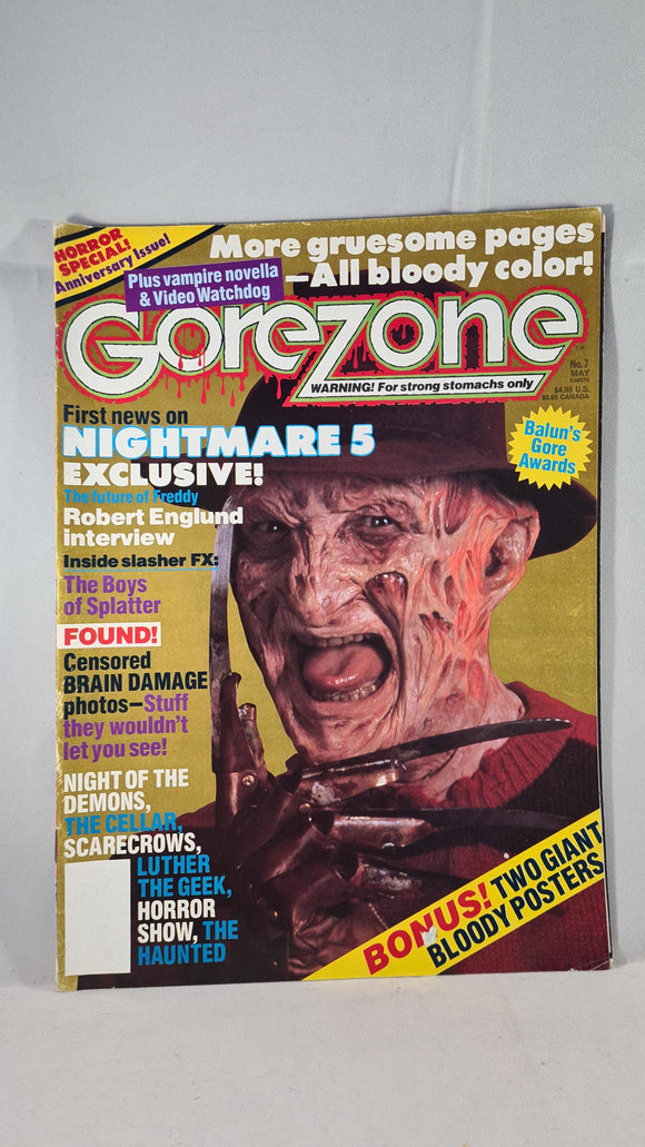 Gorezone Number 7 May 1989