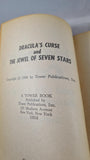 Bram Stoker - Dracula's Curse & the Jewel of Seven Stars, Tower Book, 1968, Paperbacks
