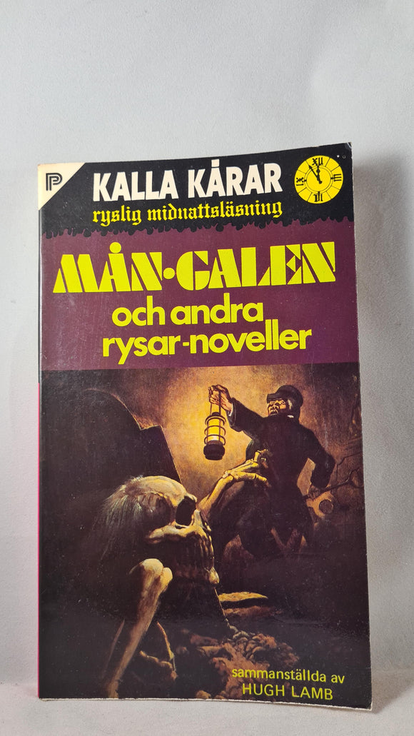 Hugh Lamb - Shivering Short Stories, Swedish Edition, 1979, Signed Paperbacks