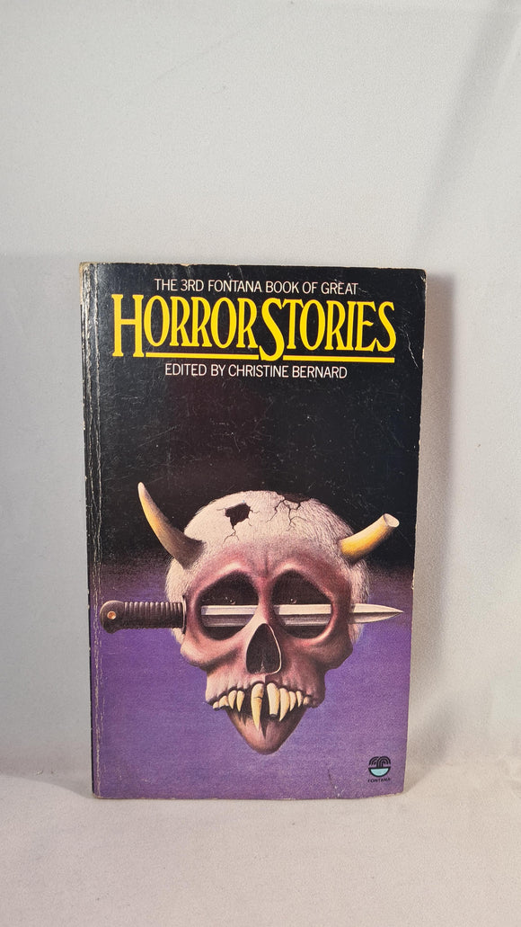 Christine Bernard - 3rd Fontana Book of Great Horror Stories, 1981, Paperbacks