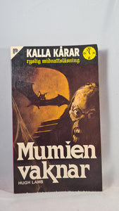 Hugh Lamb - The Mummy Wakes Up, Swedish Edition, 1981, Inscribed Signed Paperbacks