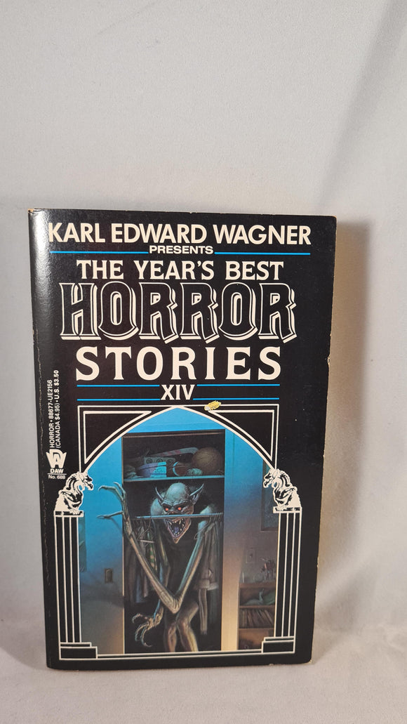 Karl Edward Wagner presents The Year's Best Horror Stories XIV, 1st DAW, 1986, Signed