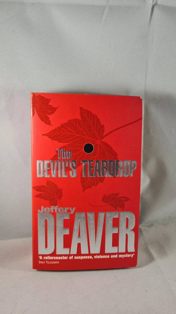 Jeffery Deaver - The Devil's Teardrop, Coronet, 2000, Inscribed, Signed, Paperbacks