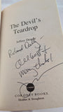 Jeffery Deaver - The Devil's Teardrop, Coronet, 2000, Inscribed, Signed, Paperbacks
