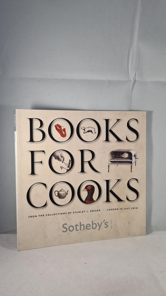 Sotheby's 15 July 2010 - Books For Cooks, London