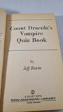 Jeff Rovin - Count Dracula's Vampire Quiz Book, Signet, 1979, Paperbacks