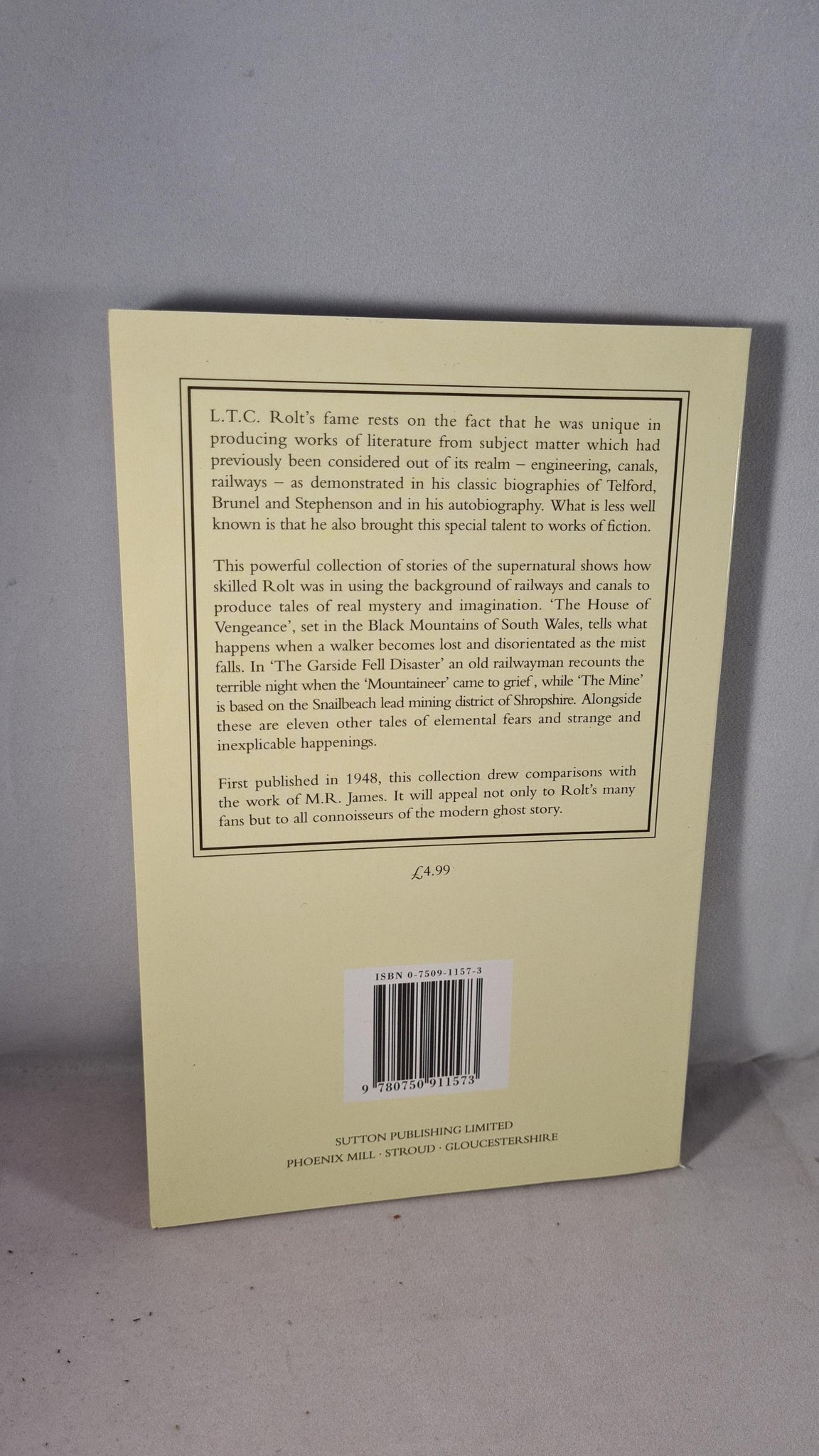 L T C Rolt - Sleep No More, Pocket Classics, 1997, Paperbacks – Richard ...