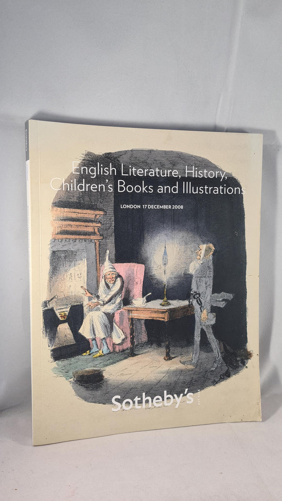 Sotheby's English Literature, History, Children's Books, & Illustrations, December 2008