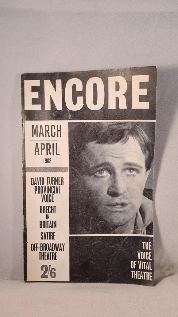 Encore Volume 10 Number 2 March April 1963