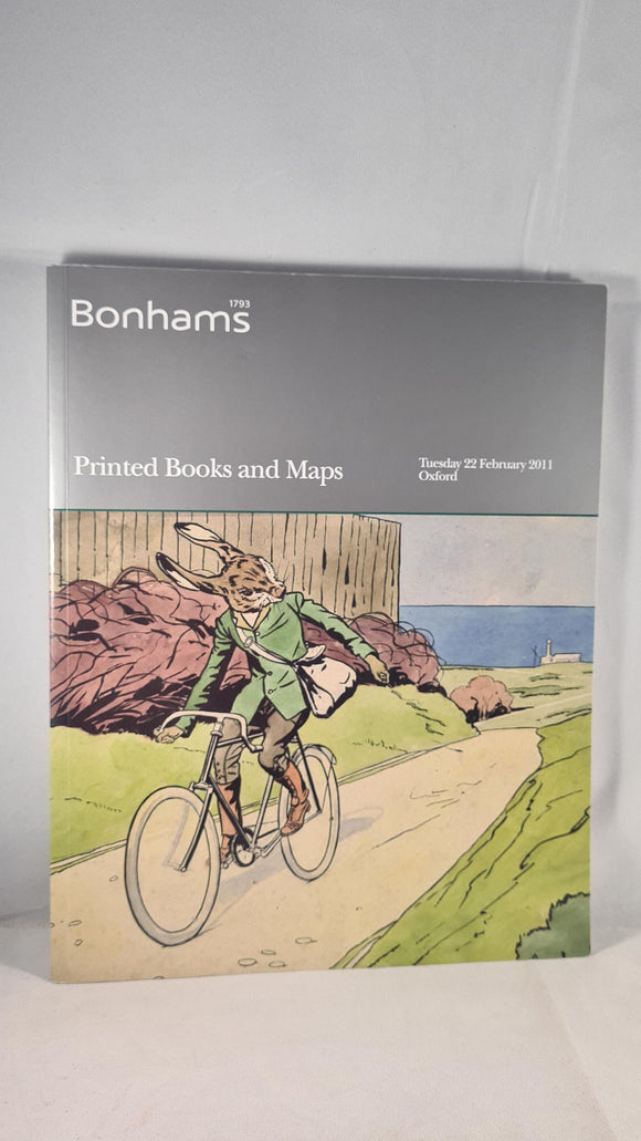 Bonhams Tuesday 22 February 2011 Oxford, Printed Books and Maps