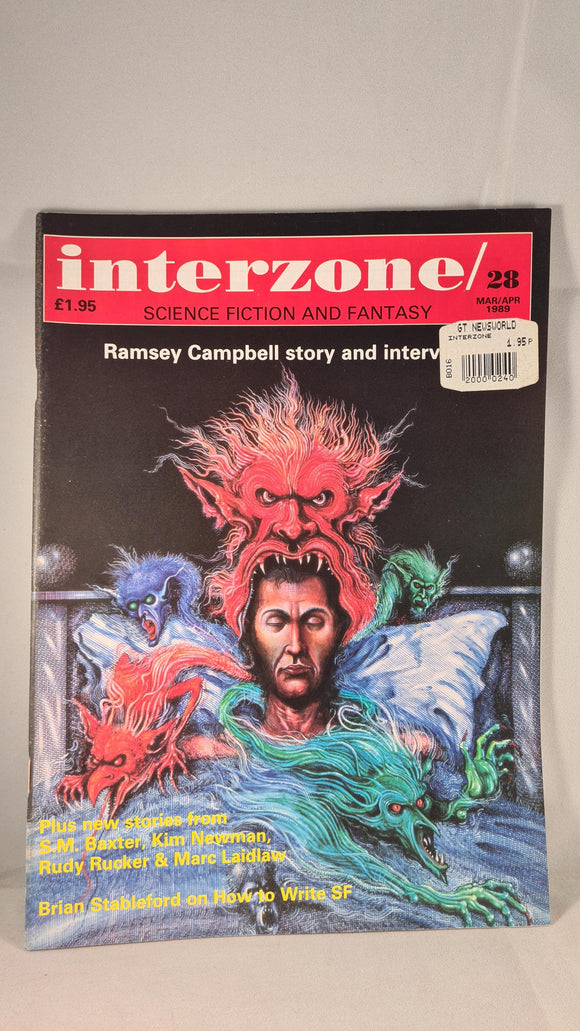 David Pringle - Interzone, Science Fiction & Fantasy Number 28, March/April 1989