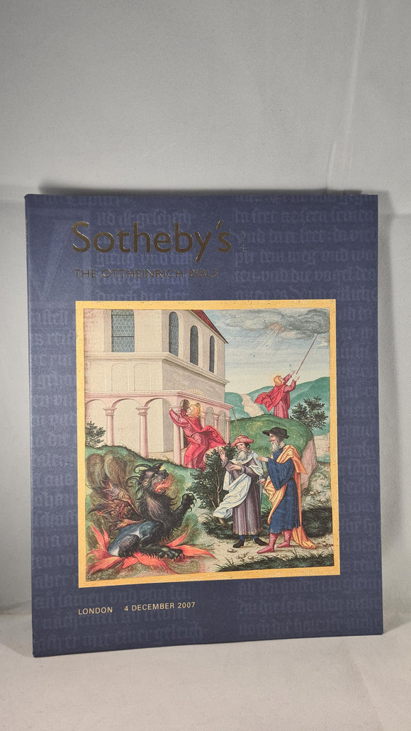 Sotheby's 4 December 2007 The Ottheinrich Bible