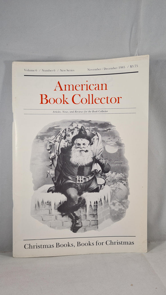 American Book Collector Volume 6 Number 6 November/December 1985
