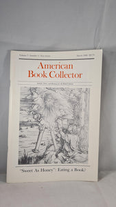 American Book Collector Volume 7 Number 3 March 1986