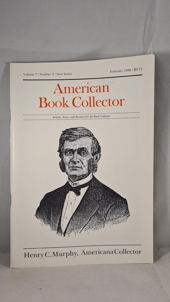 American Book Collector Volume 7 Number 2 February 1986