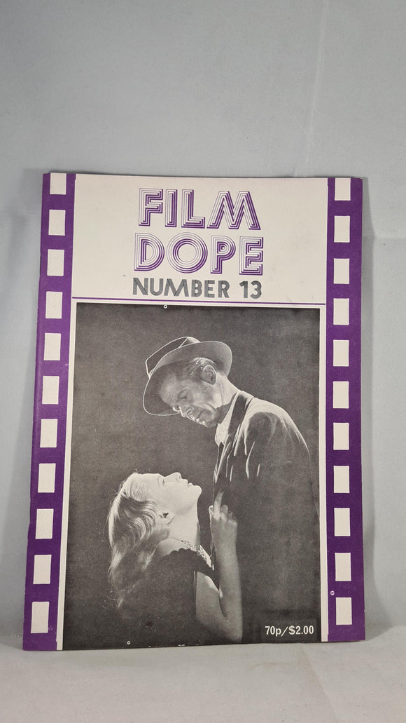 Film Dope Number 13 January 1978