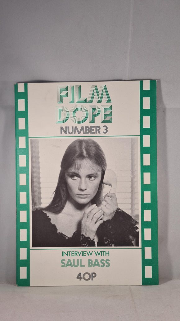 Film Dope Number 3 August 1973