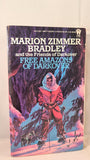 Marion Zimmer Bradley - Free Amazons of Darkover, DAW, 1985, Signed, Paperbacks