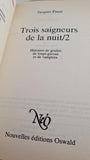 Jacques Finne - Trois saigneurs de la nuit/2, Nouvelles, 1986, Inscribed, Signed, Paperbacks