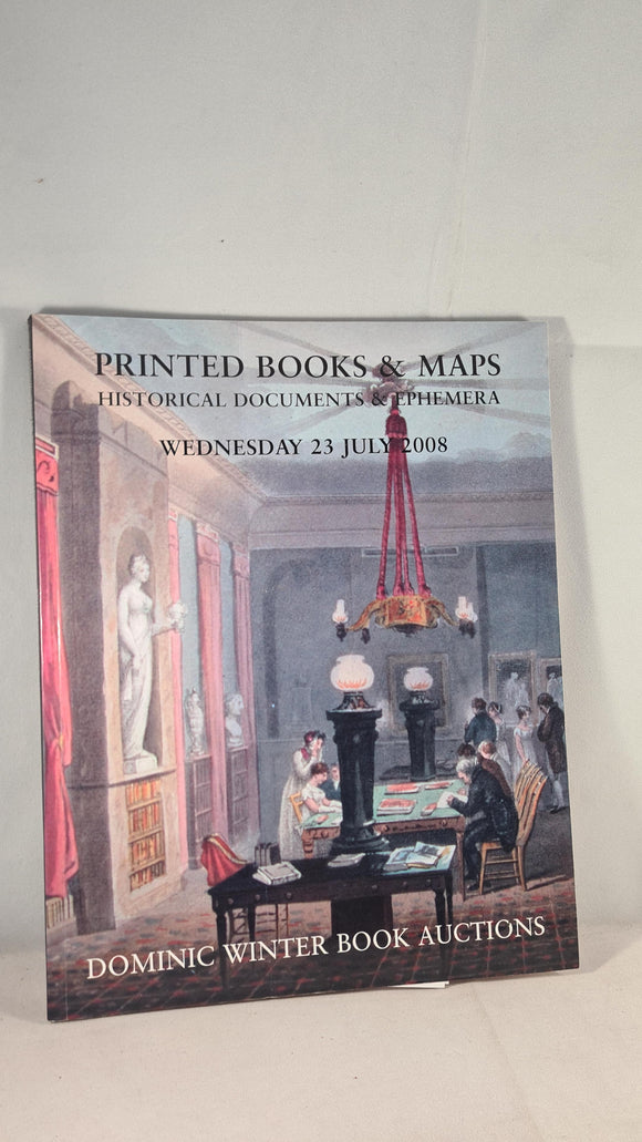 Dominic Winter Book Auctions Printed Books & Maps 23 July 2008