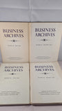 Business Archives Number 36 & 37 1972, - Number 40 1974 & Number 41 1976