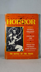 Magazine of Horror Volume 5 Number 6 December 1969