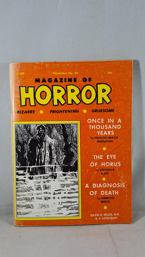 Magazine of Horror Volume 4 Number 6 November 1968