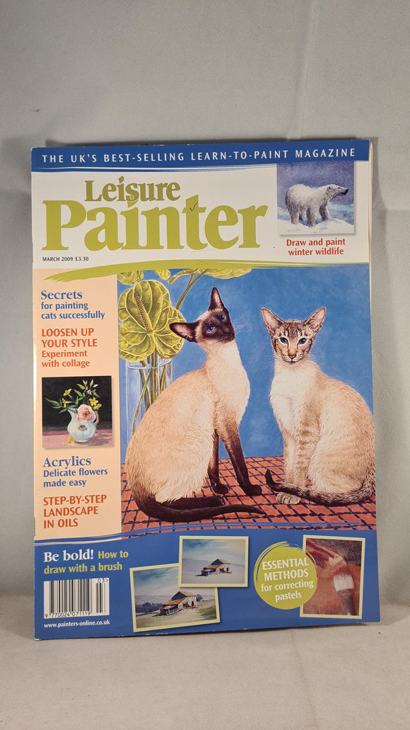 Leisure Painter March 2009, Learn to paint magazine