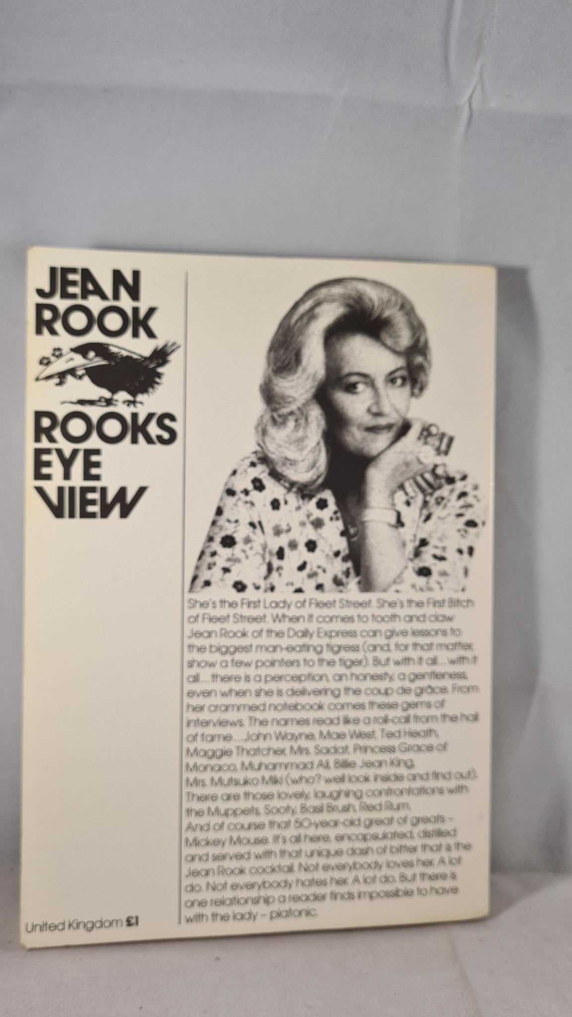 Jean Rook - Rooks Eye View, Express Books, 1979, Paperbacks – Richard ...