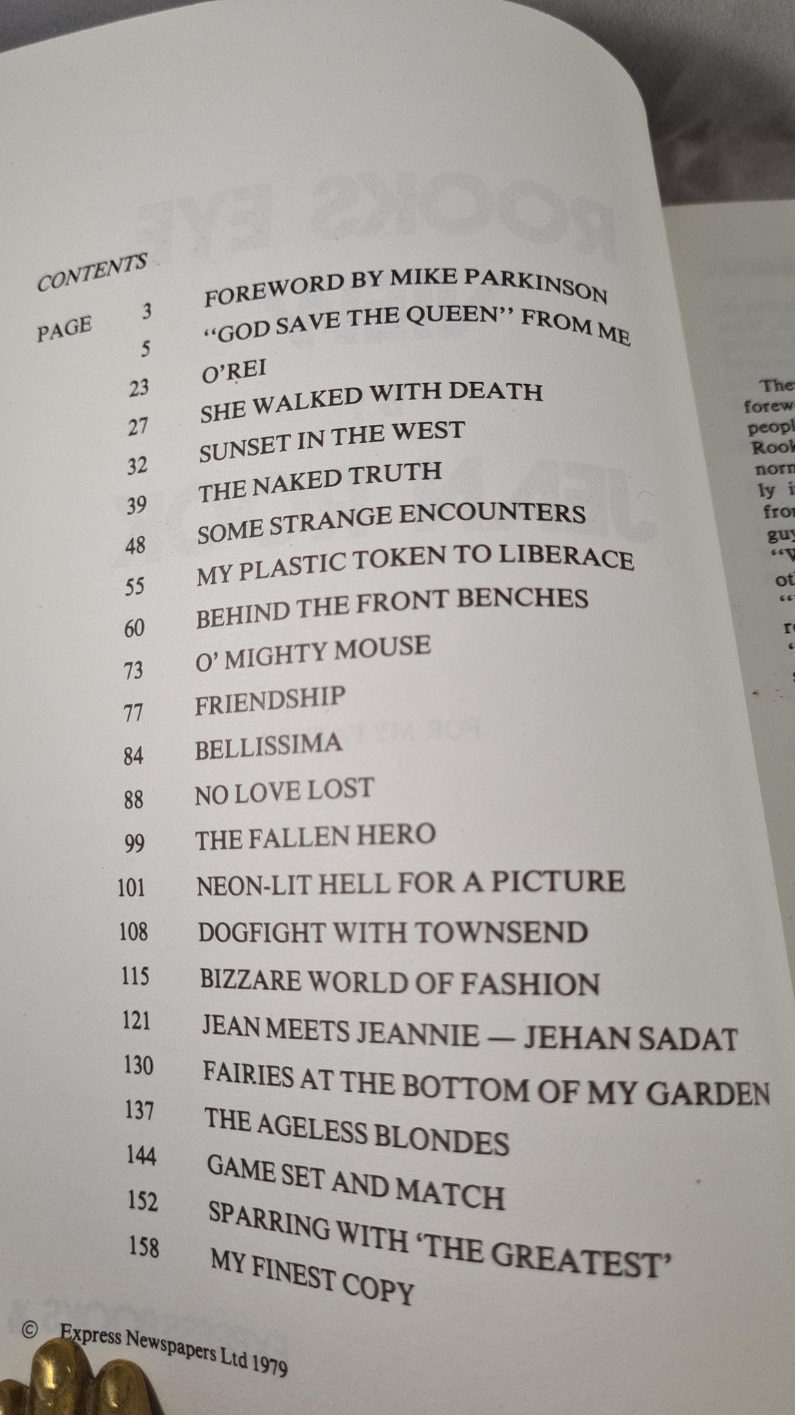 Jean Rook - Rooks Eye View, Express Books, 1979, Paperbacks – Richard ...