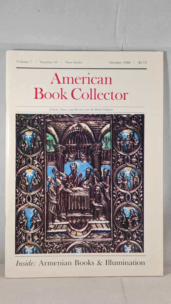 American Book Collector Volume 7 Number 10 October 1986
