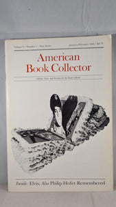 American Book Collector Volume 6 Number 1 January/February 1985