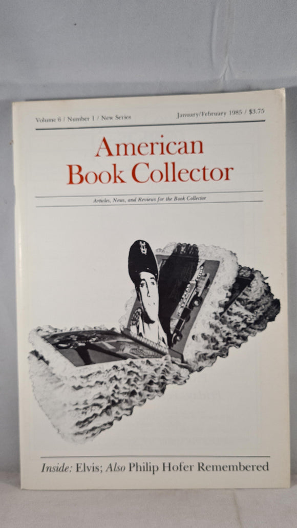 American Book Collector Volume 6 Number 1 January/February 1985