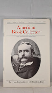 American Book Collector Volume 5 Number 5 September/October 1984