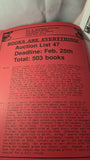 Books Are Everything Auction List 47 Deadline: Feb 25th Total: 503 books