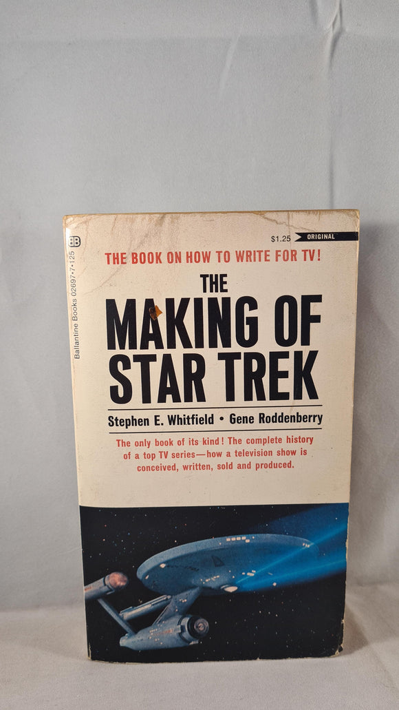 Stephen E Whitfield - The Making of Star Trek, Ballantine Books, 1972, Paperbacks