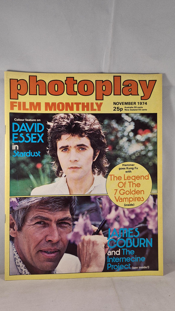 Photoplay Film Monthly Volume 25 Number 11 November 1974