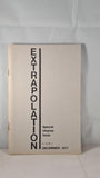 Extrapolation Volume 19 Number 1 December 1977, Special Utopias Issue