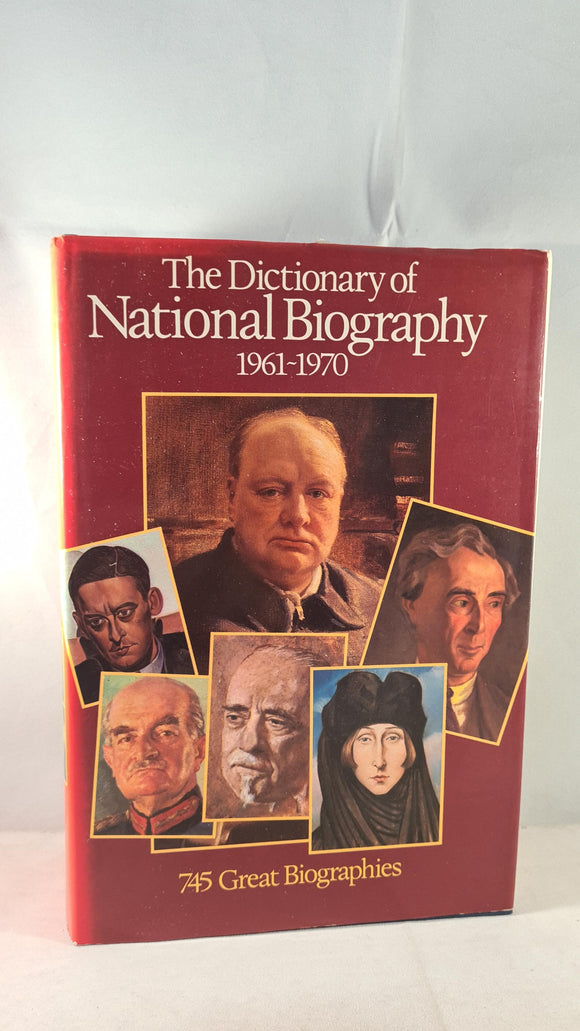 The Dictionary of National Biography 1961-1970, Oxford University, 1981, First Edition
