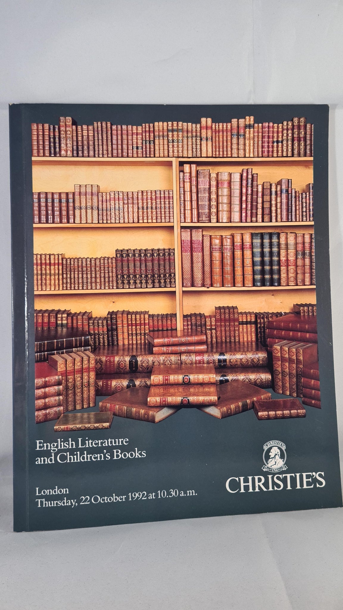 Christie's 22 October 1992, English Literature and Children's Books