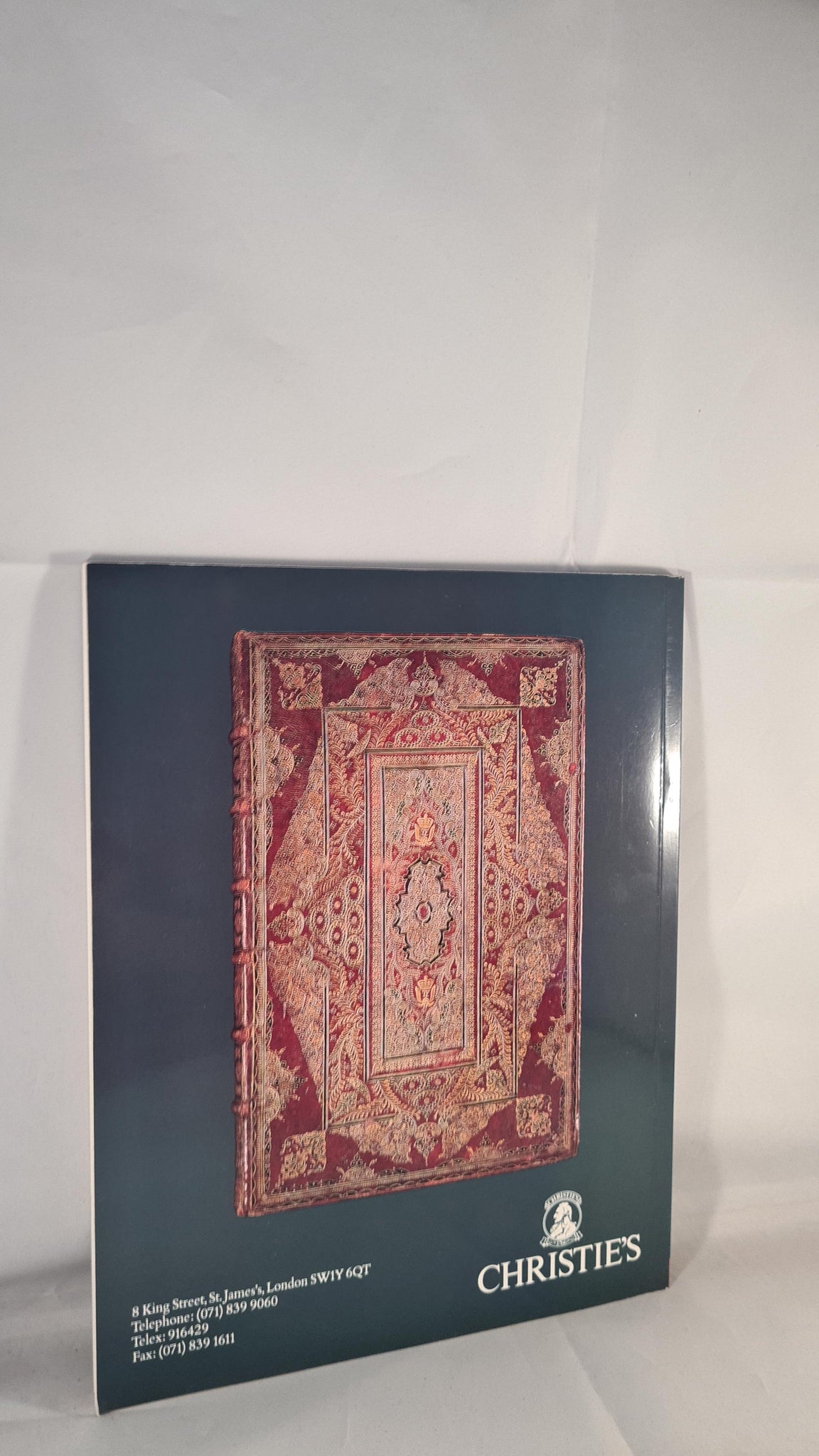 Christie's 22 October 1992, English Literature and Children's Books