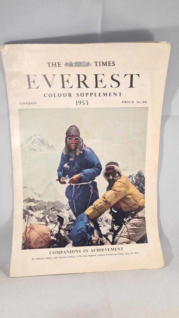 The Times Everest Colour Supplement 1953