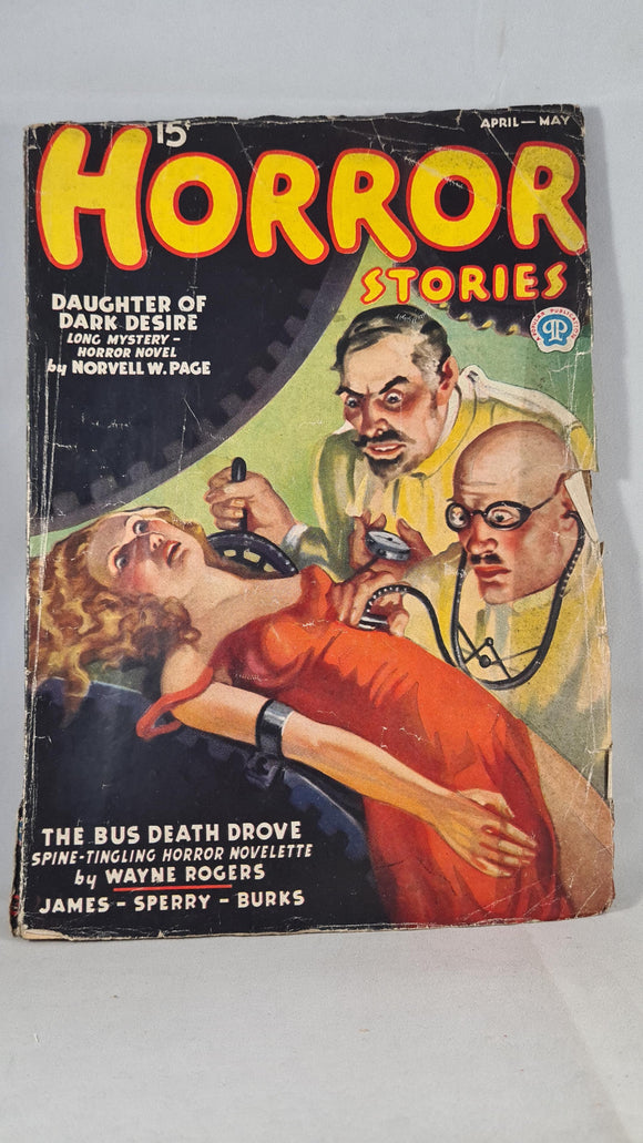 Horror Stories Volume 5 Number 2 April-May 1937