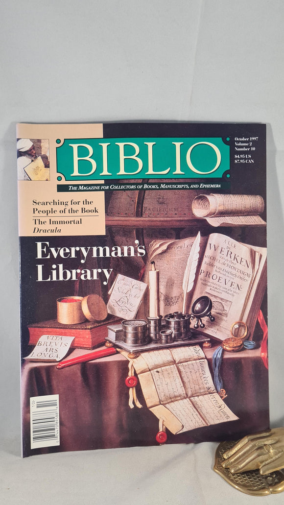 Biblio Magazine Volume 2 Number 10 October 1997