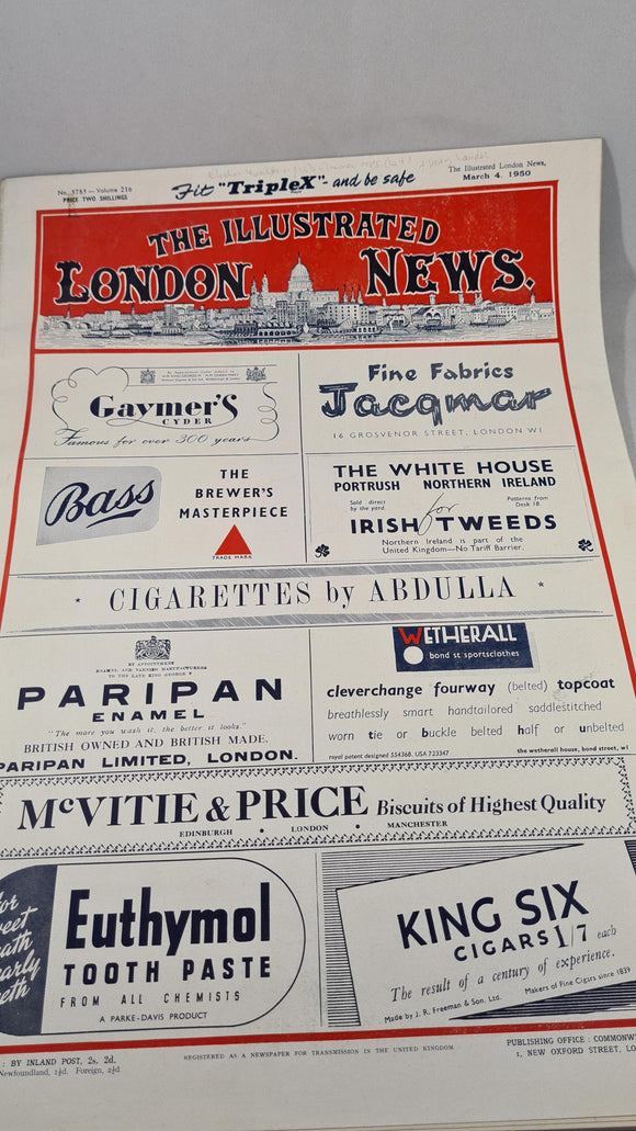 The Illustrated London News Number 5785 March 4 1950