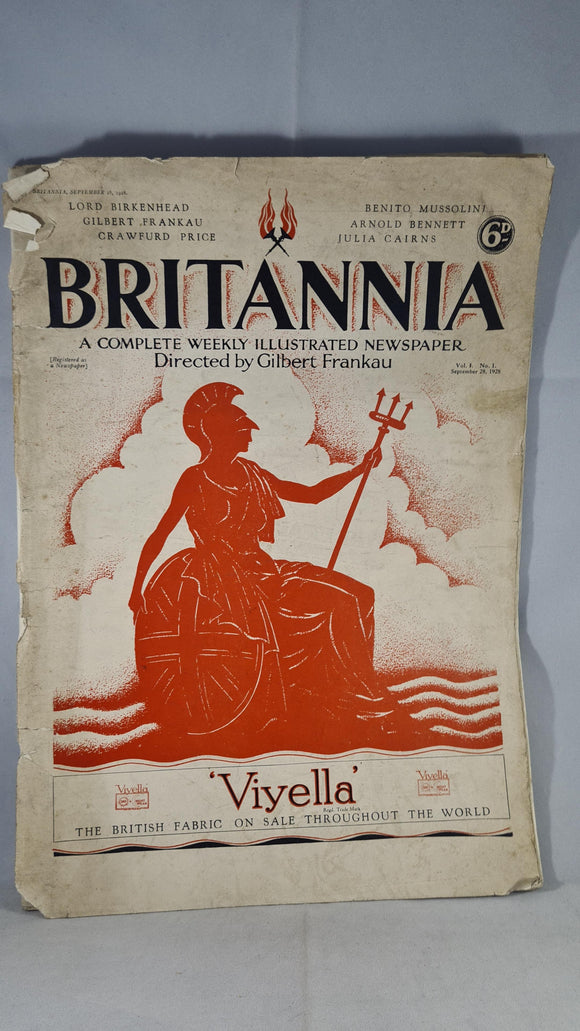 Britannia Volume 1 Number 1 September 28 1928