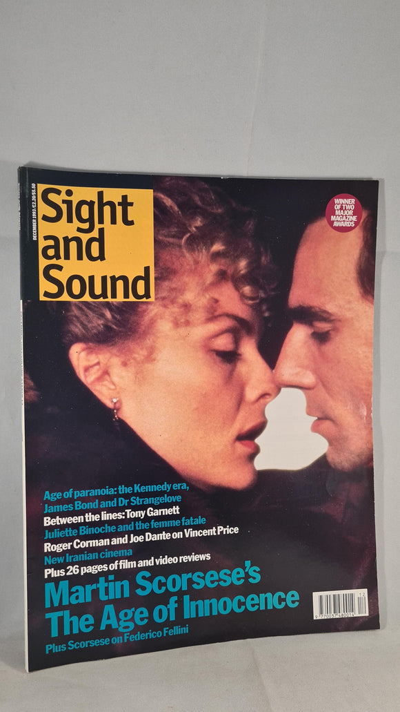 Sight & Sound Volume 3 Issue 12 December 1993