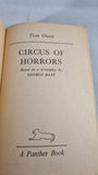 Tom Owen - Circus of Horror, Panther Book, 1960, Paperbacks