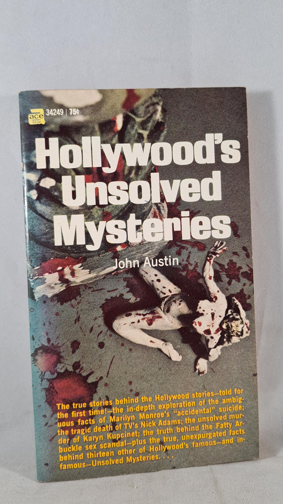 John Austin - Hollywood's Unsolved Mysteries, Ace Book, 1970, Paperbacks