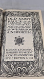 W Harrison Ainsworth - Old Saint Paul's, Dent Everyman Library, 1932